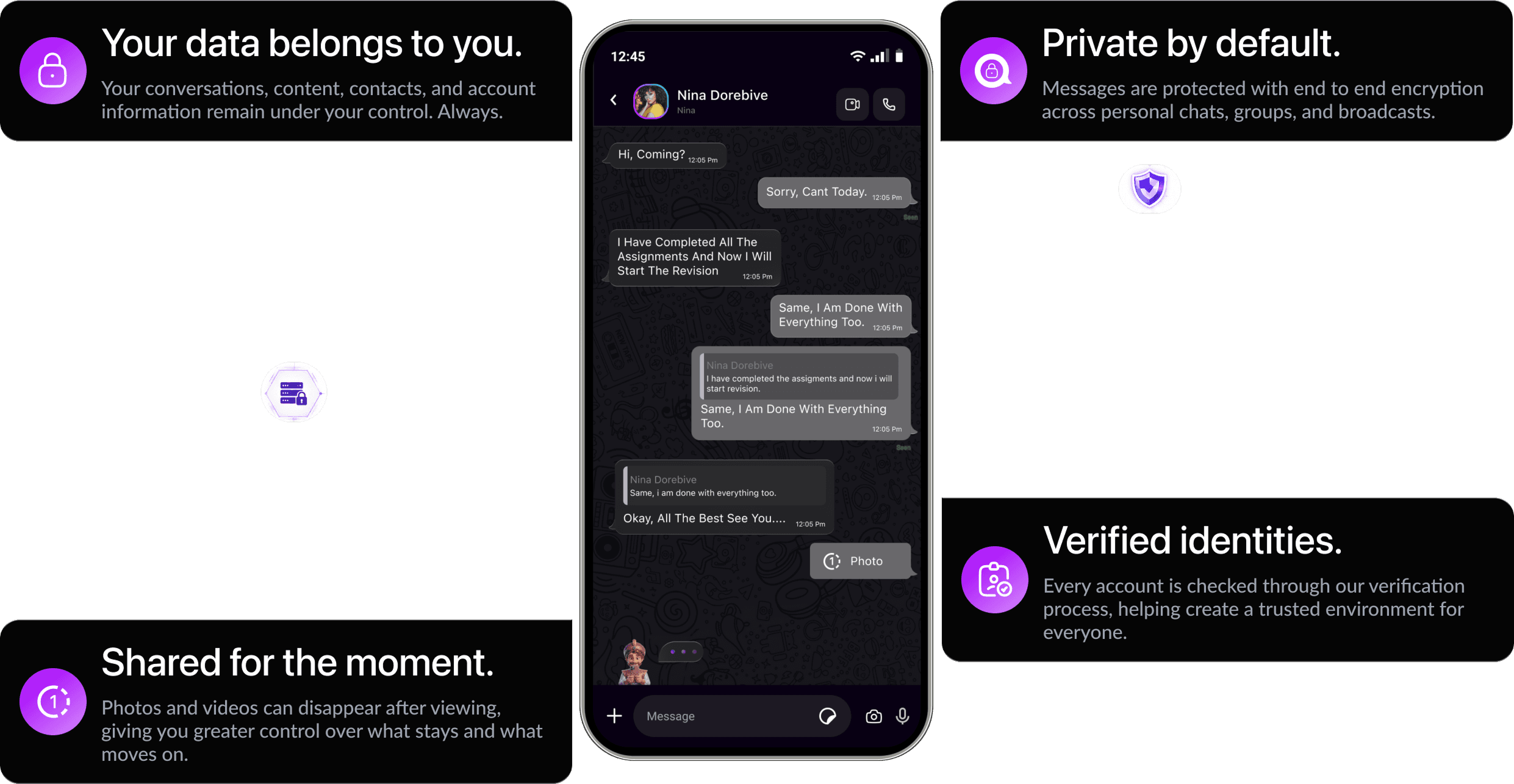 Privacy is a Foundation Mockups